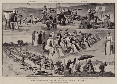 A associação nacional do rifle em Bisley de Herbert Johnson
