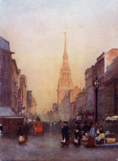 Barato, Igreja do Arco à distância (cor litho) de Herbert Menzies (after) Marshall