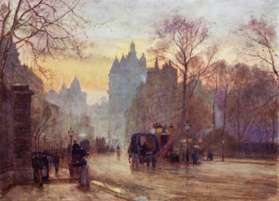 Knightsbridge (cor litho) de Herbert Menzies (after) Marshall