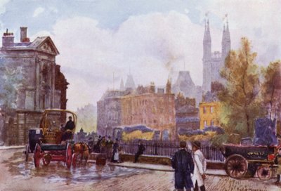 Praça de São Bartolomeu (cor litho) de Herbert Menzies (after) Marshall