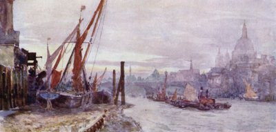 A Floresta em Southwark (cor litho) de Herbert Menzies (after) Marshall
