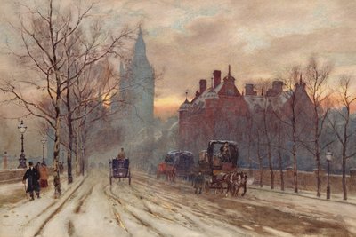 No Embankment (wc e lápis no papel) de Herbert Menzies Marshall