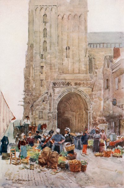 O pórtico sul da catedral, contances de Herbert Menzies Marshall