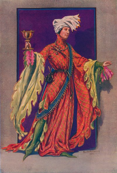 Um nobre. Fim do século XIV, 1926 de Herbert Norris
