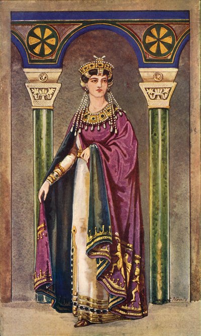 A imperatriz Theodora - século VI, AD, 1924. de Herbert Norris