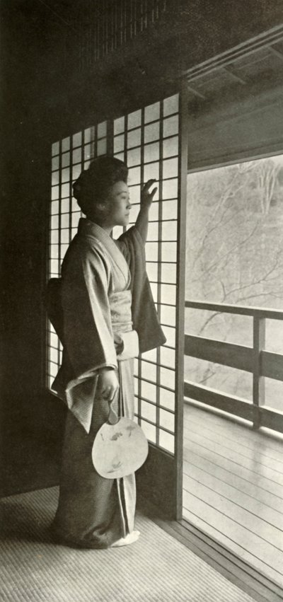 Um Estudo do Shoji, 1910. de Herbert Ponting
