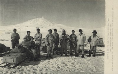 Capitão Scotts South Pole Expedition. O partido do sul 1911. de Herbert Ponting