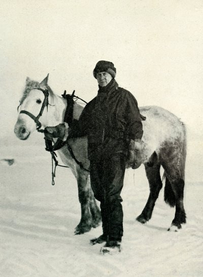 Dr. Wilson e Pony Nobby, c1911, 1913 de Herbert Ponting