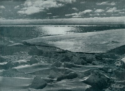 Luar no pacote, c19101913, 1913 de Herbert Ponting