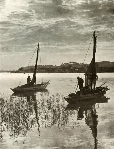 Na Baía de Tóquio, 1910. de Herbert Ponting