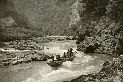 Atirando nas Corredeiras do Katsura-Gawa, 1910. de Herbert Ponting