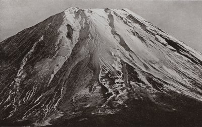 A Crista de Fuji, uma Telefotografia de Shoji de Herbert Ponting