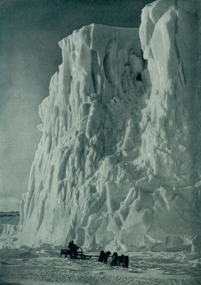 O ponto da geleira Barne, c19101913, 1913 de Herbert Ponting