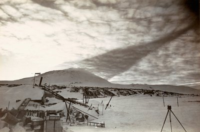 O céu na Antárctida de Herbert Ponting