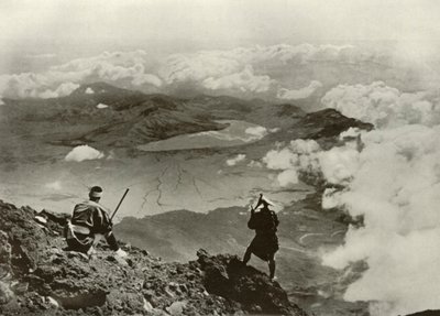Duas milhas acima das nuvens, 1910. de Herbert Ponting
