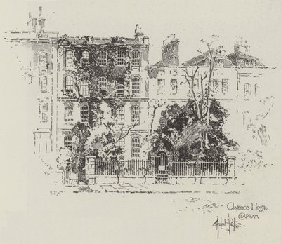 Clarence House em Clapham de Herbert Railton