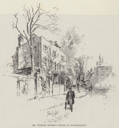 Casa do Sr. William Morris na Hammersmith de Herbert Railton