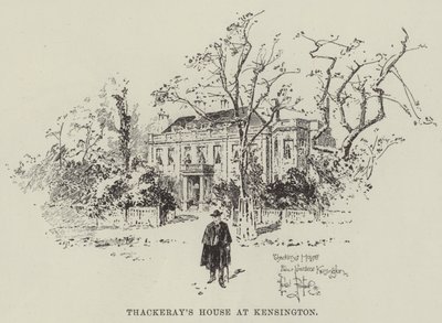 Casa de Thackeray em Kensington de Herbert Railton