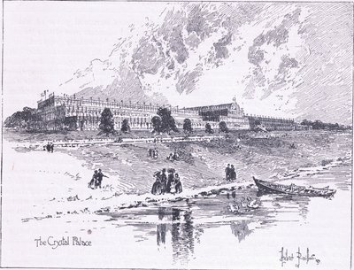 O Palácio de Cristal em Hyde Park, Londres, 1851 AD de Herbert Railton