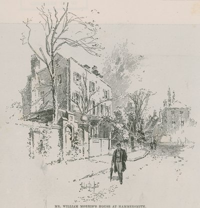 A casa de William Morris em Hammersmith de Herbert Railton