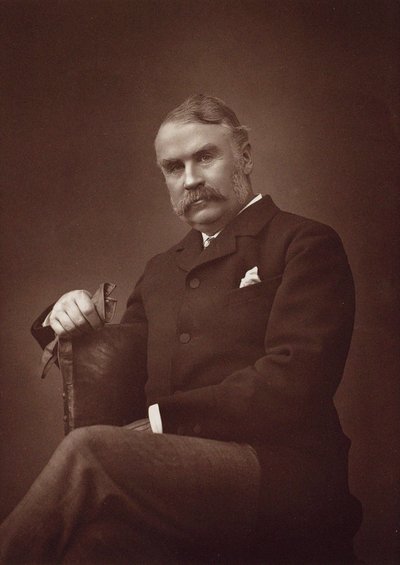 Retrato de Sir William Schwenck Gilbert 1836-1911. de Herbert Rose Barraud