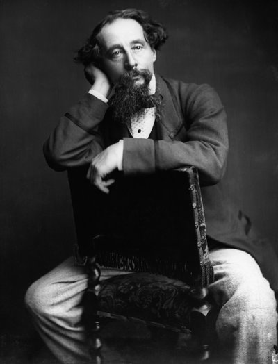 Retrato de Charles Dickens 1812-1870. de Herbert Watkins