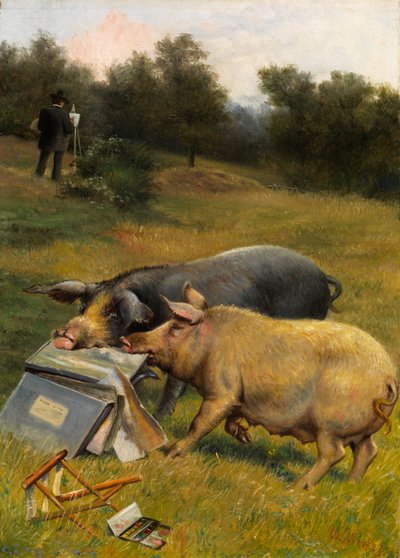 Bom gosto (óleo sobre tela) de Herbert William Weekes