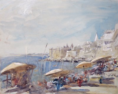Benares (wc no papel) de Hercules Brabazon Brabazon