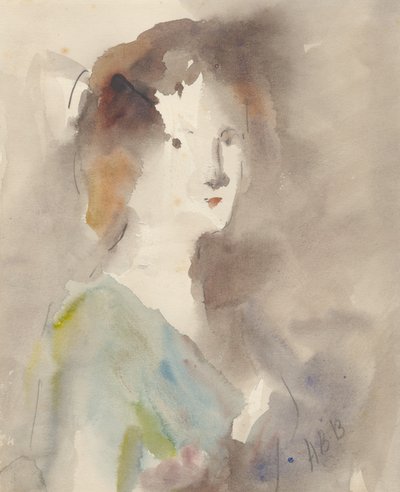 Retrato de uma mulher de Hercules Brabazon Brabazon