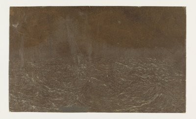 Navio em águas agitadas de Hercules Segers