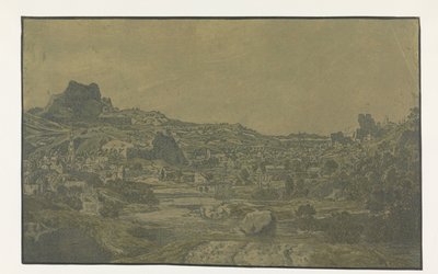 Vale com Rio e Cidade com Quatro Torres de Hercules Segers