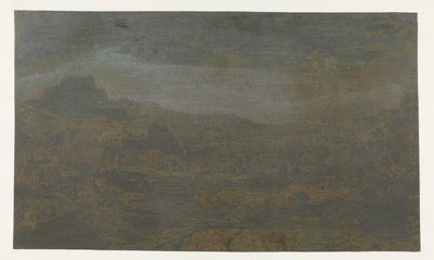 Vale com Rio e Cidade com Quatro Torres de Hercules Segers