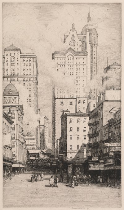 Cortland Street, Nova York de Herman Armour Webster
