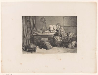 Académico numa sala de estudo de Herman Frederik Carel ten Kate