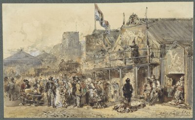 Feira em Leeuwarden, o Oldenhove no futuro de Herman Frederik Carel ten Kate