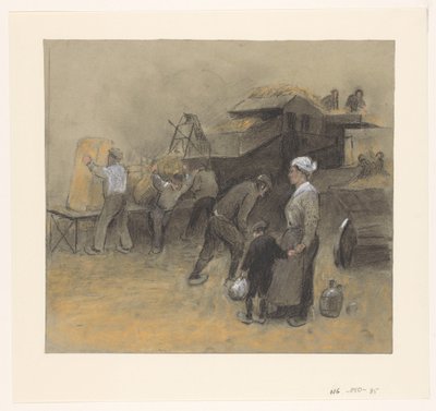 Colheita do grão de Herman Heijenbrock (possibly)