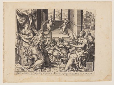 Parábola das Virgens Sábias e das Virgens Loucas: As Virgens Sábias de Herman Jansz. Muller