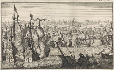 Batalha de Duins, 1639 de Herman Padtbrugge