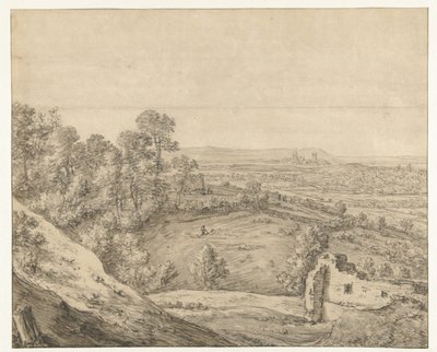 Vista de Kleve do Monterberg de Herman Saftleven