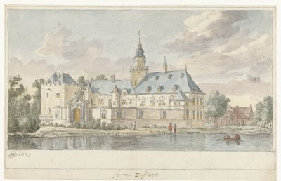 Vista do Castelo de Nijenrode de Herman Saftleven