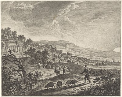 pastor de porcos de Herman Saftleven