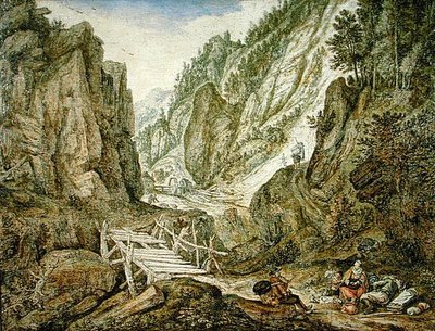 paisagem montanhosa de Herman the Younger Saftleven
