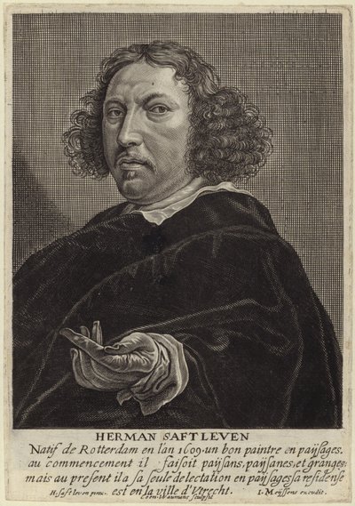 Retrato de Herman Saftleven the Younger de Herman the Younger Saftleven