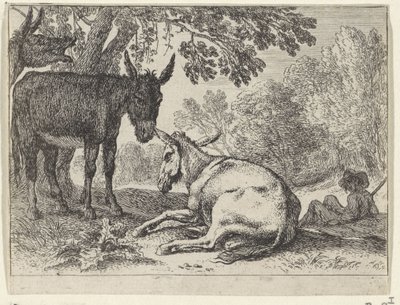 Burros
Paisagens com animais (título da série) de Herman van Swanevelt