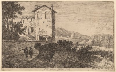 Para dalla porta pia (Villa fora da Porta Pia) de Herman van Swanevelt