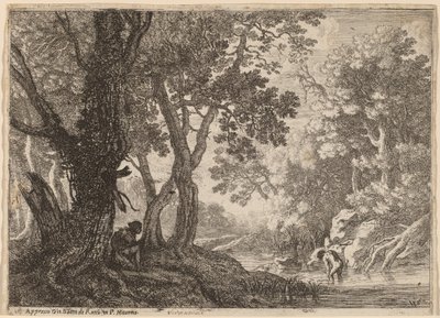 Salmacis e Hermafrodito de Herman van Swanevelt