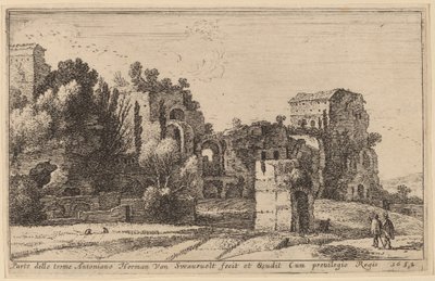 As Termas de Caracala de Herman van Swanevelt
