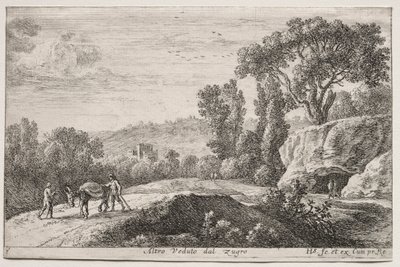 Vistas de Roma: Segunda vista de Zugro. de Herman van Swanevelt