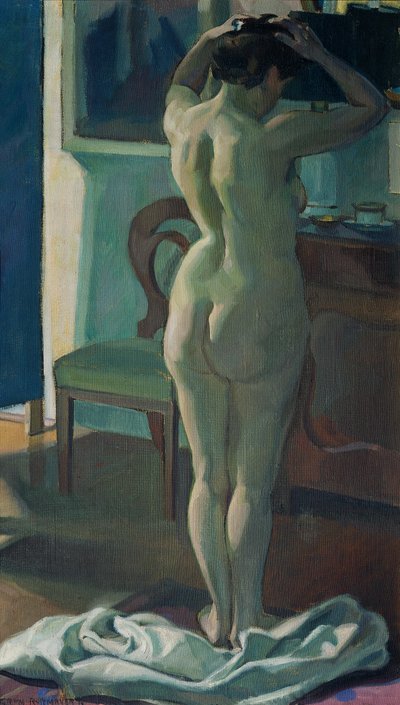 Nu feminino de Hermann Grom Rottmayer