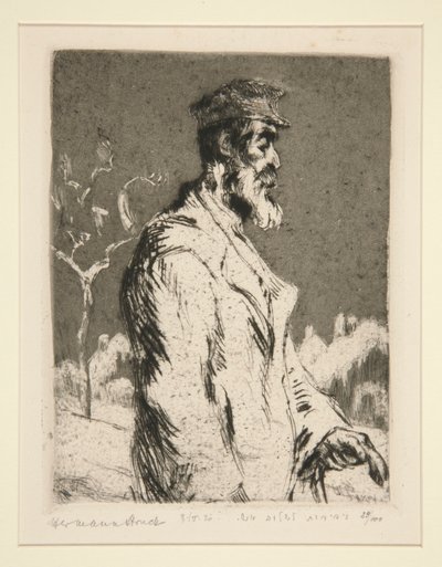 Figura masculina, metade do comprimento de Hermann Struck